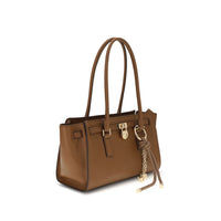 Michael Kors Brown Calf Leather Bos Taurus Shoulder Bag