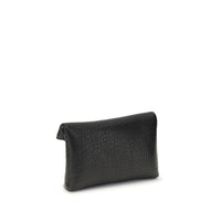 Saint Laurent Black Lamb Leather Clutch Bag