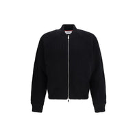Thom Browne Black Wool Bomber