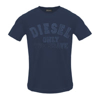 Diesel Blue Cotton T-Shirt