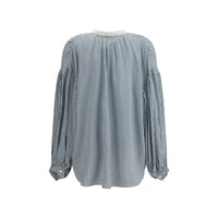 Kristina Ti Green Viscose Pattern Shirt