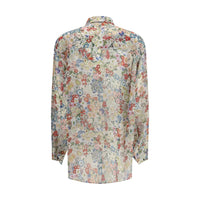 Khaite Multicolor Silk Top