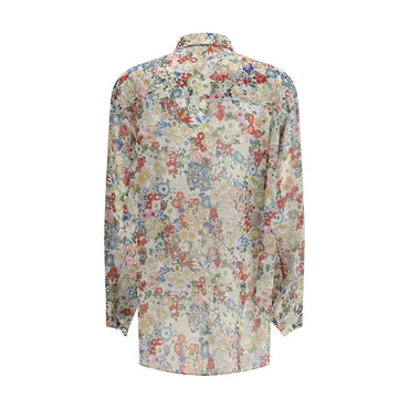 Khaite Multicolor Silk Top