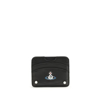 Vivienne Westwood Black Calf Leather Bos Taurus Wallet