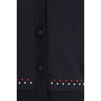Thom Browne Black Cotton Cardigan