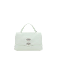 Zanellato White Calf Leather Bos Taurus Shoulder Bag