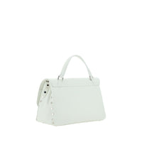 Zanellato White Calf Leather Bos Taurus Shoulder Bag
