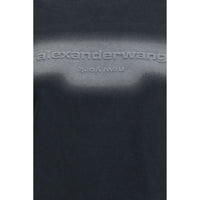 Alexander Wang Black Cotton T-Shirt