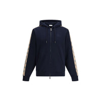Burberry Blue Cotton Sweatshirt