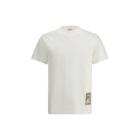 Burberry White Cotton T-Shirt