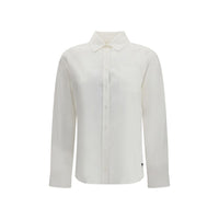Max Mara White Cotton Dress Shirt