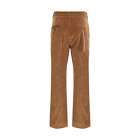 Max Mara Brown Cotton Casual Pants