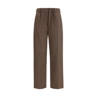 Max Mara Brown Wool Casual Pants