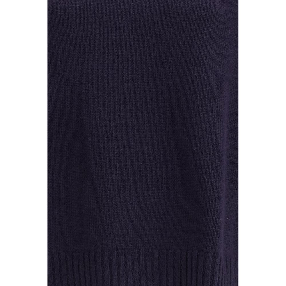 Max Mara Blue Fleece Wool Top