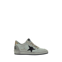 Golden Goose White Goatskin Low Top Sneakers