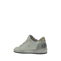 Golden Goose White Goatskin Low Top Sneakers
