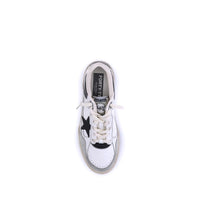 Golden Goose White Calf Leather Bos Taurus Chunky Sneakers
