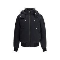 Moose Knuckles Black Cotton Bomber