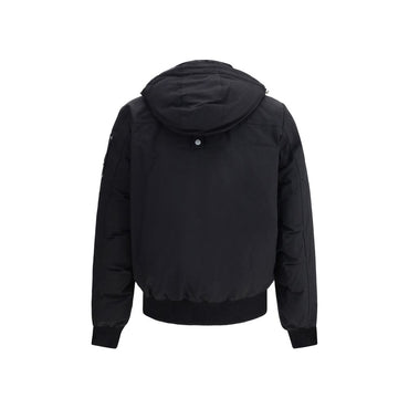 Moose Knuckles Black Cotton Bomber