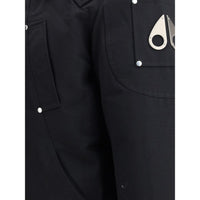 Moose Knuckles Black Cotton Bomber