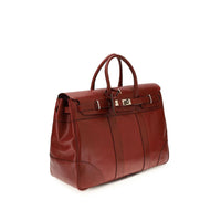 Brunello Cucinelli Bordeaux Calf Leather Bos Taurus Shoulder Bag