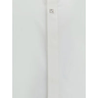 Fendi White Cotton Dress Shirt