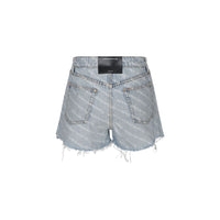 Alexander Wang Blue Cotton Bermuda Shorts