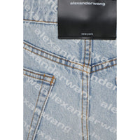 Alexander Wang Blue Cotton Bermuda Shorts