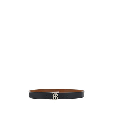 Burberry Black Calf Leather Bos Taurus Regular Belt