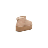 UGG Beige Suede Leather Ankle Boots