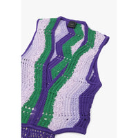 PINKO Purple Polyamide Long Dress