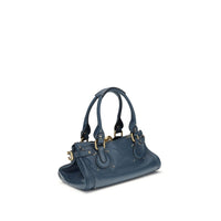 Chloé Blue Buffalo Leather Shoulder Bag