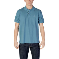 Lacoste Blue Cotton Polo Shirt