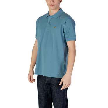 Lacoste Blue Cotton Polo Shirt