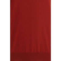 Brunello Cucinelli Red Fleece Wool Sweatshirt