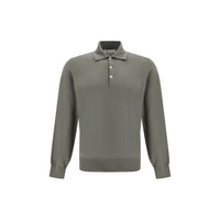 Brunello Cucinelli Green Cotton Shortsleeve Shirt