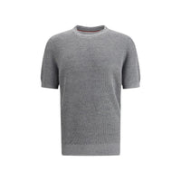 Brunello Cucinelli Gray Linen Clothing