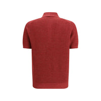 Brunello Cucinelli Red Cotton Dress Shirt