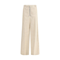 Rick Owens Beige Cotton Casual Pants