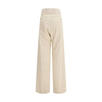 Rick Owens Beige Cotton Casual Pants