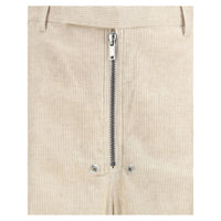Rick Owens Beige Cotton Casual Pants