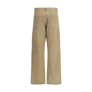 Margiela Beige Cotton Cargo Pants