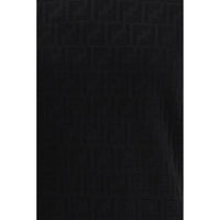 Fendi Black Cotton T-Shirt
