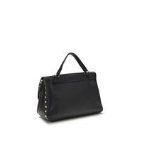 Zanellato Blue Calf Leather Bos Taurus Shoulder Bag