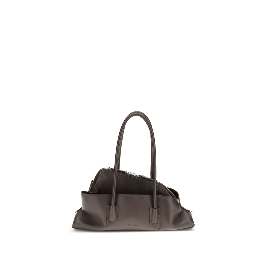 The Attico Brown Calf Leather Bos Taurus Handbag