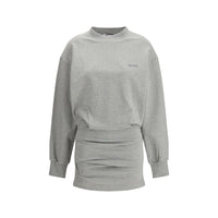The Attico Gray Cotton Casual Dress