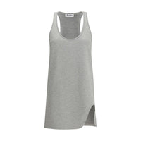 The Attico Gray Cotton Casual Dress