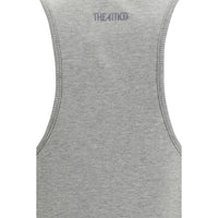 The Attico Gray Cotton Casual Dress