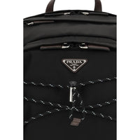 Prada Black Recycled Polyamide Backpack