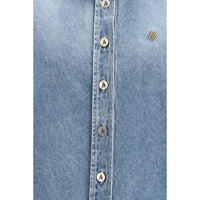 The Attico Light Blue Denim Shirt